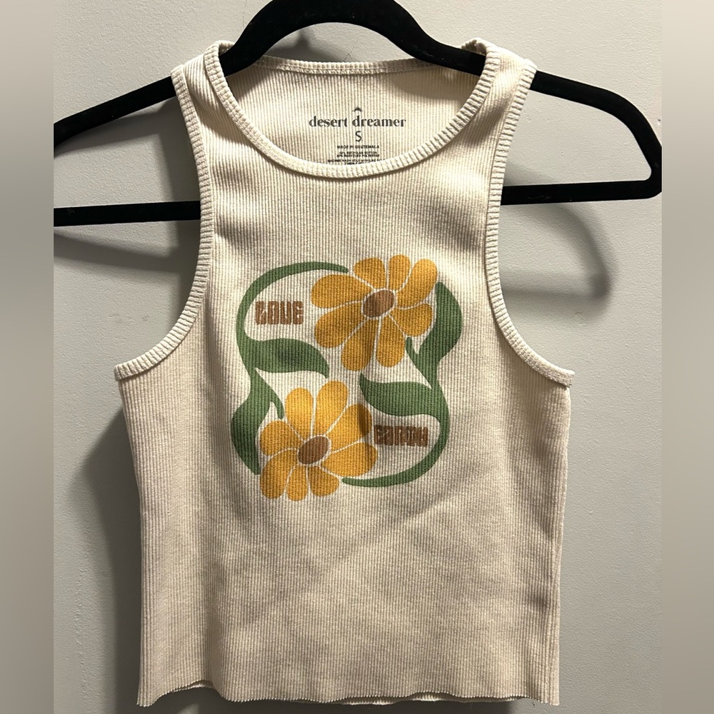 Desert dreamers racer pack tank top: size small